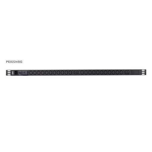 [PE0224SG-AT-G] ATEN PE0224SG 0U 24 Port Basis PDU mitÜberspannungsschutz - (Offline-) USV - Rack-Modul