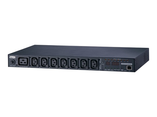 [PE6208G-AX-G] ATEN PE6208G - Überwacht - 1U - Horizontal - Metall - Schwarz - 8 AC-Ausgänge
