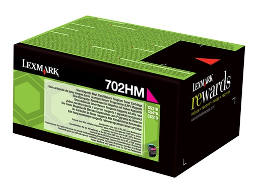[70C2HM0] Lexmark 702HM - Magenta - original - Tonerpatrone LCCP, LRP