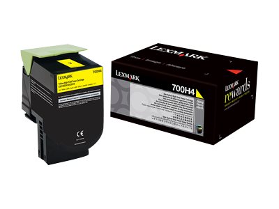[70C0H40] Lexmark 700H4 - Hohe Ergiebigkeit - Gelb - original