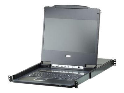 [CL6708MW-ATA-XG] ATEN CL6708MW - KVM-Konsole mit KVM-Switch - 8 Anschlüsse - USB - 43.9 cm (17.3")