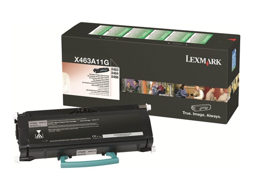 [X463A11G] Lexmark Schwarz - original - Tonerpatrone LCCP, LRP