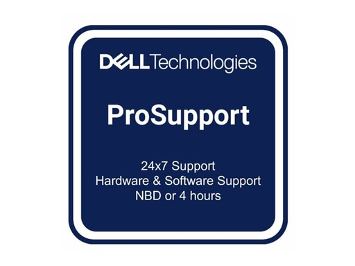 [T360_3OS3P4] Dell Erweiterung von 3 jahre Next Business Day auf 3 jahre ProSupport 4H Mission Critical - Serviceerweiterung - Arbeitszeit und Ersatzteile (für Server)