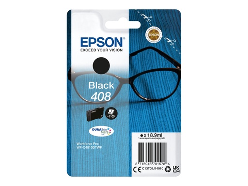[C13T09J14010] Epson 408 - 18.9 ml - Schwarz - original - Blisterverpackung