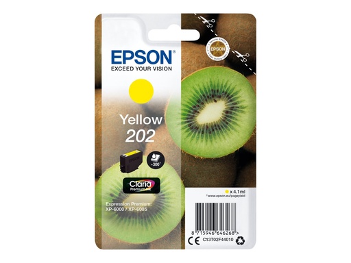 [C13T02F44010] Epson 202 - 4.1 ml - Gelb - original - Tintenpatrone