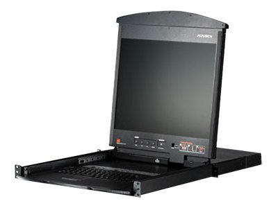 [KL1508AM-AXA-XG] ATEN KL1508AM - KVM-Konsole mit KVM-Switch - 8 Anschlüsse - PS/2, USB - 43.2 cm (17")