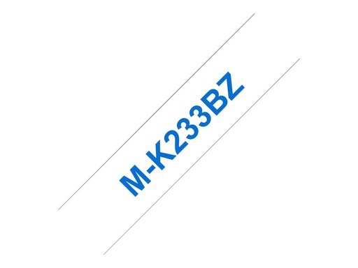 [MK233BZ] Brother M-K233BZ - Blau auf weiß - Rolle (1,2 cm x 8 m)