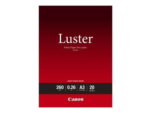 [6211B007] Canon Photo Paper Pro Luster LU-101 - Glanz - 260 Mikron - A3 (297 x 420 mm)