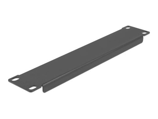 [66660] Delock Rack-Blindabdeckungsplatte - Schwarz - 1U - 25.4 cm (10")