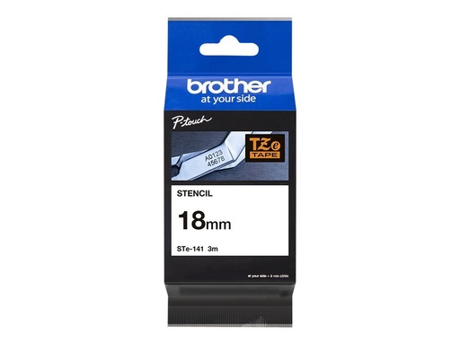 [STE141] Brother STe-141 - Schwarz - Rolle (1,8 cm x 3