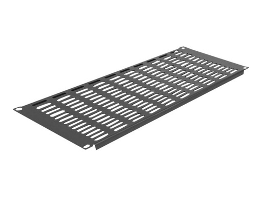 [66682] Delock Rackpaneel (vertikal) - mit Lüftungsschlitzen - Schwarz - 4U - 48.3 cm (19")