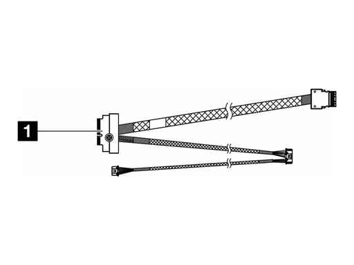 [4X97A82925] Lenovo Speicherkabelkit - für M.2 NVMe 2-Schacht