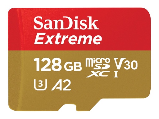 [SDSQXAA-128G-GN6MA] SanDisk Extreme microSDXC+SD - Extended Capacity SD (MicroSDHC)