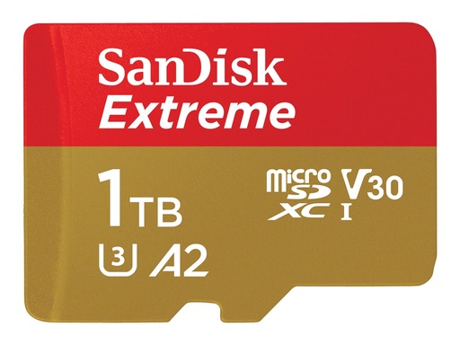 [SDSQXAV-1T00-GN6MA] SanDisk Extreme - Flash-Speicherkarte (microSDXC-an-SD-Adapter inbegriffen)
