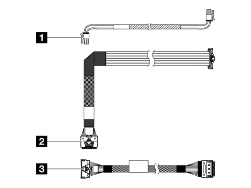 [4X97A87137] Lenovo Speicherkabelkit - für internen RAID-Adapter