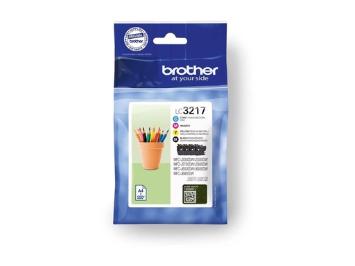 [LC3217VALDR] Brother LC3217 Value Pack - 4er-Pack - Schwarz