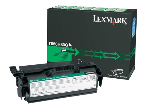 [T650H80G] Lexmark Hohe Ergiebigkeit - Schwarz - original
