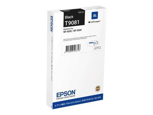 [C13T90814N] Epson T9081 - 100 ml - XL - Schwarz - original