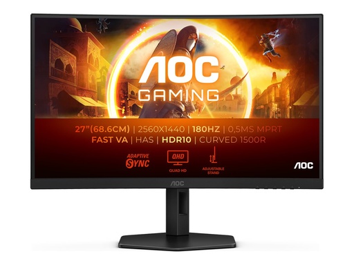 [CQ27G4X] AOC Gaming CQ27G4X - G4 Series - LED-Monitor - Gaming - gebogen - 68.58 cm (27")