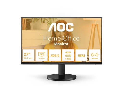 [U27B3CF] AOC Basic-line U27B3CF - B3 Series - LED-Monitor - 68.6 cm (27")