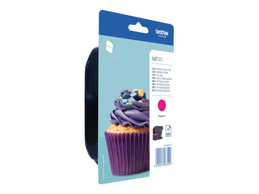 [LC123MBP] Brother LC123M - Hohe Ergiebigkeit - Magenta
