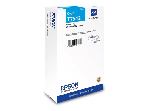 [C13T75424N] Epson T7542 - 69 ml - Größe XXL - Cyan - original
