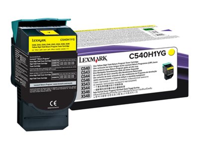 [C540H1YG] Lexmark Hohe Ergiebigkeit - Gelb - original