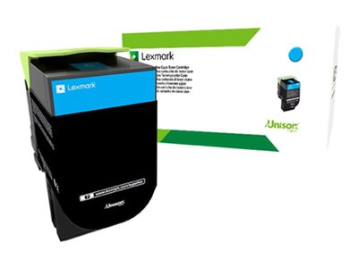 [80C2HCE] Lexmark Cyan - original - Tonerpatrone - für