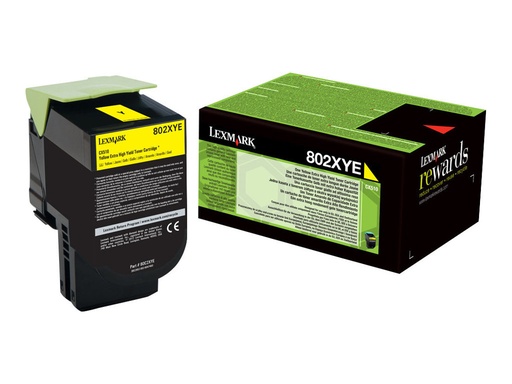 [80C2XYE] Lexmark Gelb - original - Tonerpatrone - für