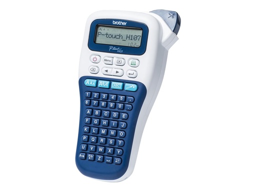 [PTH107BRE1] Brother P-Touch PT-H107B - Beschriftungsgerät - s/w - Thermotransfer - Rolle (1,2 cm)