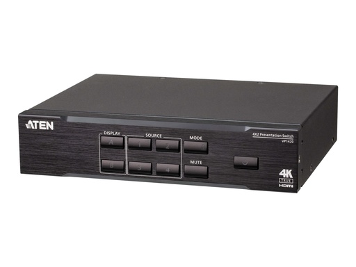 [VP1420-AT-G] ATEN VP1420 4 x 2 True 4K Presentation Matrix Switch