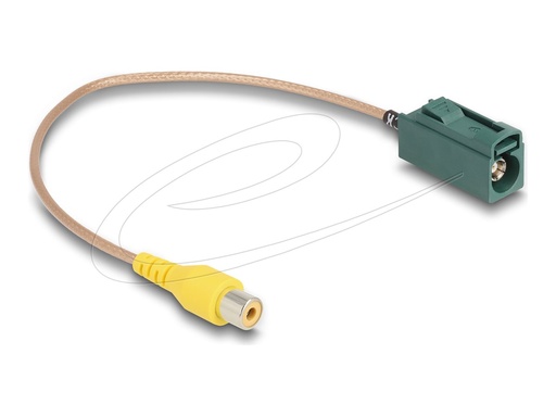 [90009] Delock Kamera-Adapterkabel - FAKRA E-Steckverbinder zu RCA weiblich