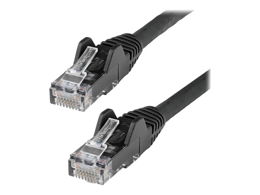 [N6LPATCH7MBK] StarTech.com 7m Netzwerkkabel CAT6 - LSZH(weniger Rauch, Halogenfrei) - 10Gbit 650MHz 100W POE RJ45 U/UTP LAN-Patch Kabel - Schwarz, ETL Zertifizierung, 24AWG, Installationskabel (N6LPATCH7MBL)