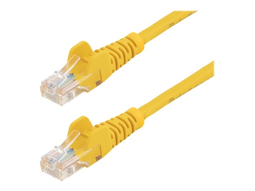 [45PAT50CMYL] StarTech.com Startech 0,5m Cat5e Ethernet Netzwerkkabel Snagless mit RJ45 - Cat 5e UTP Kabel - Gelb - Patch-Kabel - RJ-45 (M)