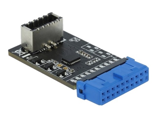 [41981] Delock USB 3.2 Gen 1 Adapter Pin Header - Interner und externer USB-Adapter - 19-poliger USB 3.0 Kopf (W)