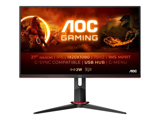 [27G2U5/BK] AOC 27G2U5/BK - LED-Monitor - 68.6 cm (27") - 1920 x 1080 Full HD (1080p)