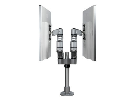 [ARMDUALPS] StarTech.com Doppelter Monitorarm für den Tisch - Premium Gelenkarm für Monitore - VESA Monitore bis 30" und 10 kg - höhenverstellbar/drehbar/neigbar/schwenkbar - Klemme/Durchführung (ARMDUALPS)