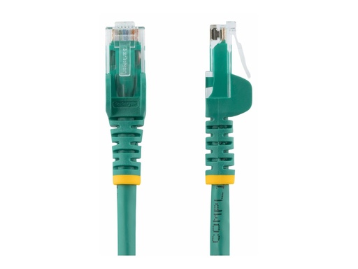 [N6PATC7MGN] StarTech.com 7m CAT6 Ethernet Cable, 10 Gigabit Snagless RJ45 650MHz 100W PoE Patch Cord, CAT 6 10GbE UTP Network Cable w/Strain Relief, Green, Wiring is UL Certified/TIA - Category 6 - 24AWG (N6PATC7MGN)