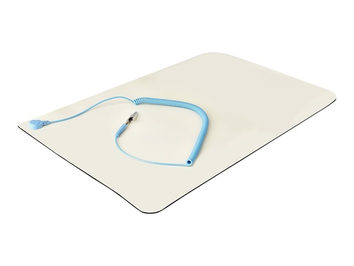 [SM-ANTI-STATIC-MAT] StarTech.com 11x18in Anti Static Mat, ESD Mat for Electronics Repair, Anti Static Desk Mat w/Detachable Grounding Wire, ANSI/ESD S 4.1 Compliant, Flexible Thermoplastic Work Mat/Pad - Suitable for Tables (SM-ANTI-STATIC-MAT)