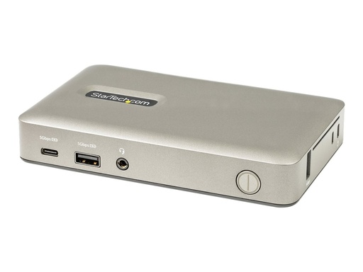 [DKM30CHDPDUE] StarTech.com USB C Dock, USB-C to DisplayPort 4K 30Hz or VGA, Mini USB-C Laptop Docking Station with 65W Power Delivery Pass-Through Charging, 4-Port USB 3.1 Gen 1 Hub, GbE - Universal USB Type C Port Replicator (DKM30CHDPDUE)