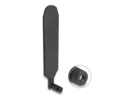 [90103] Delock Antenne - SMA-Stecker, mit Kippgelenk, LTE GNSS, drehbar - 20.9 cm - 1,5 dBi (bei 700 - 960 MHz)