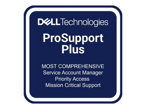 [R360_3OS5P4H] Dell Erweiterung von 3 jahre Next Business Day auf 5 jahre ProSupport Plus 4H Mission Critical - Serviceerweiterung - Arbeitszeit und Ersatzteile (für Server)