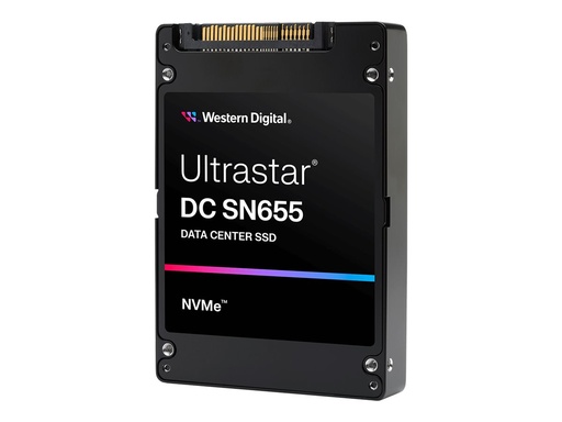 [0TS2509] WD Ultrastar DC SN655 WUS5EC0B1ESP7Y3 - SSD - Rechenzentrum - 30.72 TB - intern - 2.5" (6.4 cm)