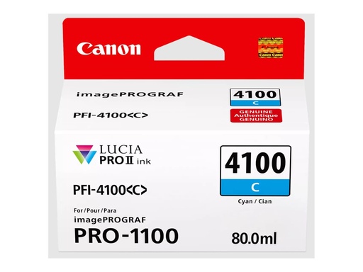 [6778C001] Canon PFI-4100 C - 80 ml - Cyan - original - hängende Box