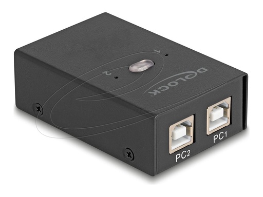 [11505] Delock USB-Schalter - 2 PC zu 4 Geräten - 6