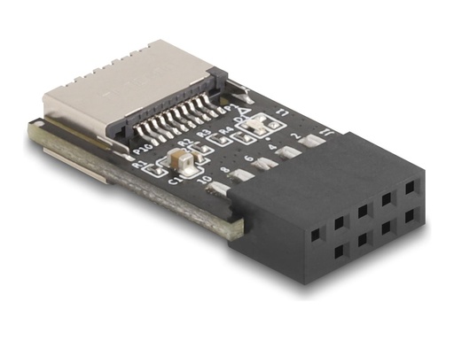 [67175] Delock Interner USB-Adapter - 9-poliger USB 2.0 Kopf (W)