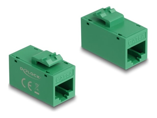 [90640] Delock Keystone-Koppler - RJ-45 (W) zu RJ-45 (W)