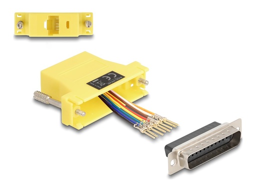[67116] Delock Assembly Kit - Serieller Adapter - DB-25 (M)