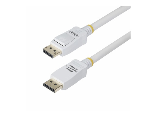 [DP12-CABLE-10FTW] StarTech.com StarTech 10ft White VESA Certified DisplayPort 1.2 Cable with Latches - DisplayPort-Kabel - DisplayPort (M)