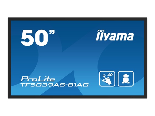 [TF5039AS-B1AG] Iiyama ProLite TF5039AS-B1AG - 127 cm (50") Diagonalklasse LCD-Display mit LED-Hintergrundbeleuchtung - Digital Signage - mit Integrierter Media-Player und Touchscreen (Multi-Touch)